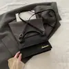 Bolso Cruzado de Hombro Único Simple Casual de Gama Alta Moda Francesa para Mujer 2025 Otoño Nueva Moda Versátil Bolso Cuadrado Pequeño
