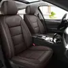 Almofadas de assento de carro personalizadas, adequadas para todas as estações, almofadas de assento de couro Nappa para cinco lugares, cobertura total, assentos dianteiros individuais ou duplos