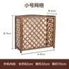 Cubierta decorativa embellecedora para unidad exterior de aire acondicionado, estante de almacenamiento para balcón, soporte de madera para plantas, madera anticorrosión, cubierta protectora para aire acondicionado, blindaje de unidad exterior