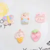 Acessórios de Resina Cristalina Borboleta Morango Ursinho DIY Materiais Semi-acabados Atacado Materiais para Presilha de Cabelo Infantil
