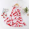 Vestido de Algodón y Seda para Niña Vestido de Princesa Camisón para Niña Falda de Pastel Vestido de Estilo Nuevo Falda de Tirantes Estilizada para Niños Medianos y Grandes