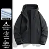 Chaqueta exterior de estilo similar a la marca Camel para primavera y otoño para mujer, chaqueta de una sola capa para personas petite, chaqueta de montañismo para parejas, tres en uno para hombre