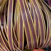 Rattan color café, ratán de PE, ratán plano, material de tejido de ratán, reparación de mecedora, reparación de silla de ratán