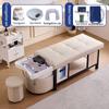 Lavabo Cerámico Cama para Lavar el Cabello Barbería Cama Completamente Horizontal Salón de Belleza Centro de Ocio Salón de Peluquería Salón de Peluquería Función Cama de Belleza para Celebridades de Internet