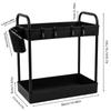 Temu Novo Rack de Armazenamento da Amazon com Alça Rack de Armazenamento para Pia de Cozinha Banheiro Rack de Armazenamento