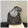 2026 color sólido verano nuevo de moda estilo coreano gran capacidad casual personalizado colgante hombro bandolera bolso tote