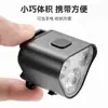 Luces Delanteras y Traseras para Ciclismo Nocturno con Advertencia de Luz Roja, Equipo Especial para Ciclismo Nocturno en Montaña al Aire Libre, Luz Trasera Impermeable