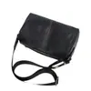 Bolsa de Couro Masculina Preta Casual Versátil Bolsa Masculina Marca da Moda Bolsa de Ombro Masculina Atacado Fábrica Personalizada