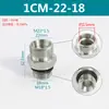 Adaptador hidráulico acero 45# Yonghua cono de 24 grados férula sello ED fitting para manguera 1CB 1CM 1DB 1DM