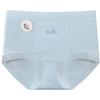 Ropa interior de algodón puro antibacteriana de 10 A para mujer, de cintura alta, sin costuras, algodón clase A, cómoda de algodón puro de cintura alta, entrepierna extendida, ropa interior triangular 100% algodón