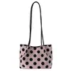 Bolso Cubo de Lunares Estilo Coreano para Mujer 2026 Nuevo Bolso de Mano de Gran Capacidad Nicho Versátil Bolso de Hombro para el Trabajo