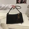 Bolsa de Axila com Textura Trançada de Alto Valor Estilo Coreano Feminina Chegada Nova Verão 2026 Elegante Bolsa de Ombro Bolsa Baguette para o Dia a Dia
