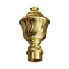 Tapones para Extremos de Barra de Cortina, Topes para Cortinas Romanas, Tapones Decorativos, Accesorios para Cortinas de Barra Romana, Tapones de Extremo con Cabeza de Trofeo