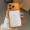 Funda de teléfono transparente de cambio instantáneo adecuada para Apple 17, iPhone 16 Pro Max, funda arcoíris, Huawei, Xiaomi funda rígida