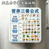 Pegatina Magnética de Salud de Acrílico para Refrigerador Gráfico de Terapia Dietética de los Cinco Órganos y Seis Entrañas Pegatina Decorativa de Popularización de la Ciencia de la Salud de la Vida Familiar