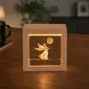 Novo Produto Transfronteiriço Enfeites de Mesa de Cristal Criativos Luz Noturna de Cristal Lâmpada de Cabeceira Presente de Dia da Temporada de Volta às Aulas Lembrancinhas