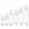 AS garrafa a vácuo 15ml 30ml 50ml desinfetante para as mãos emulsão frasco cosmético frasco sub-frasco a vácuo com pump frasco spray
