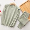 Oferta Especial~~Conjunto de Roupa Íntima Térmica Infantil Outono e Inverno para Meninos e Meninas, Blusa e Calça de Lã Quente Dupla Face Atacado