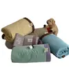 Colcha de Verano 100% Algodón Teñido en Hilo Clase A Lavable a Máquina Algodón Puro Amigable con la Piel Colcha de Aire Acondicionado Transpirable Colcha de Aire Acondicionado Colcha Fina de Verano para Dormitorio