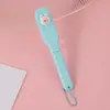 Peine Plegable de Dibujos Animados Lindo de Doble Propósito, Peine de Peluquería Portátil, Mini Peine de Masaje de Dientes Suaves Multifuncional para Viajes t
