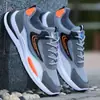 Zapatos para Hombre tenis Colorblock Transpirables Zapatos de Comercio Exterior de Malla Transpirable de Moda Zapatos de Malla de Moda Cuero Cómodos Zapatos Casuales Zapatos para Hombre