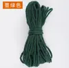 Cuerda de cáñamo colorida para manualidades (Hilo de cáñamo natural de 5 mm) para jardines de infancia, incluyendo accesorios, decoraciones, macetas y estructuras para trepar para gatos.