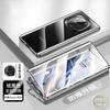 Adecuado para Honor 600Pro Funda Protectora Brillante de Lente de Encaje, Funda de Teléfono Anti-Miradas Vidrio Mágico de Doble Cara Magneto 8Lite