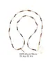 Cadena Larga para Suéter con Colgante de Nudo de Cuerda Tejida Hecho a Mano de Diseño Vintage, Piedra Natural y Borla, Collar con Flor, con un Toque de Lujo para Mujer