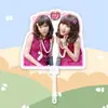 By2 Sun Han Sun Yu Abanico Grande en Forma de Tarjeta de Recogida Merchandising de Abanico para Conciertos Mismo Estilo de Tiktok