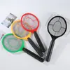 Novo Modelo de Raquete Elétrica Doméstica para Mosquitos, Raquete Automática Alimentada por Bateria para Captura e Eliminação de Mosquitos, Raquete Duas em Uma Anti-Mosquitos e Moscas, Atacado em Estoque