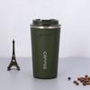 Taza de termo para café con revestimiento sin costuras, boca grande americana, taza Thermos, comercio exterior, taza para coche, LOGOTIPO láser, taza publicitaria