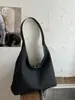 2025 Nueva Bolsa de Mezclilla de Gran Capacidad para Mujer Bolso Artístico Versátil de Hombro Único Bolso Tote Casual Rayado