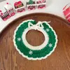 Comércio Exterior Transfronteiriço Cachecol de Natal para Gatos e Cachorros Pet Teddy Bichon Floco de Neve Acessórios Decorativos Fofos