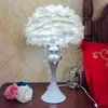Lámpara de Mesa de Plumas Lámpara de Noche para Dormitorio Lámpara de Noche ins Creativa Simple Moderna Luz Nocturna Habitación de Bodas Lámpara Decorativa Cálida