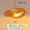 Lámpara Colgante Tejida de Bambú Estilo Japonés Única Creativa con Forma de Sombrero de Paja para Casa de Té, Hotel Interior, Restaurante, Sala de Estar, Accesorio de Iluminación para Vestíbulo