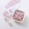 Chen Ming 16 mm Acrílico Estampado en Caliente Coloridas Cuentas de Estrella Hecho a Mano DIY Cadena para Teléfono Móvil Pulsera Accesorios de Joyería