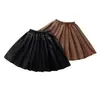 Direto do Fabricante: Saias Plissadas para Meninas Outono/Inverno 2026, Saias Plissadas Infantis, Saias Curtas de Couro PU Estilo Escolar para Meninas, Atacado
