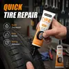 Pegamento Kineshinex para Reparación de Llantas para Llantas de Coche para Sellar Rápidamente Grietas Superficiales, Rayones y Daños, Impermeable y Rápido