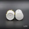 Tubo de Batom Redondo Branco Atacado Boca Plana Plástico Cosmético Tubo de Batom Tubo Vazio