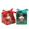 Caja de Empaque Personalizada para Manzanas de Navidad, Caja de Regalo para Dulces y Cupcakes, Caja de Frutas para Nochebuena, Caja para Pastel de Navidad