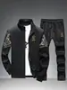 Superventas Transfronterizo Traje Deportivo de Otoño con Cuello Alto, Talla Europea, Ropa Deportiva Casual Unisex, Estilo de Pareja