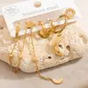 Brincos de Pérola Transfronteiriços Femininos Design de Nicho Sentido Avançado Joia Pingente Banhado a Ouro Verdadeiro 18k Aço Titânio Par de Brincos