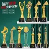 Personalização de Troféus e Medalhas de Cristal para Badminton, Basquete, Futebol, Competições Esportivas, Reuniões Anuais, Gravação Criativa Comemorativa