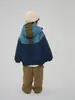 Chaqueta con Capucha Gruesa de Bloques de Color Elegante para Niños, Nueva de Invierno 2026, Chaqueta para Exteriores, Abrigo de Algodón Cálido para Niños de Talla Mediana a Grande