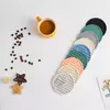 Explosiones Transfronterizas Amazon Posavasos de Silicona Redondo Engrosado 10CM Base Drenante Aislante del Calor Antideslizante Posavasos para Taza