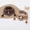Gola de Pescoço Infantil Outono Inverno Lenço Quadrado Lindo Quente Lenço Triângulo para Bebês Meninos Meninas Viagem à Prova de Vento Lenço de Desenho Animado