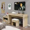 Mueble de TV, Juego Completo para Habitación de Hotel Estándar, Equipaje de Hotel, Dedicado a Habitación de Huéspedes, Juego de Muebles Sencillo para Apartamento y Casa de Huéspedes