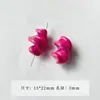 Dulce Genial BarbieGugubi Mengli Serie Rosa Negra Bolígrafo Corazón Flor Acrílico Hecho a Mano DIY Accesorios Materiales
