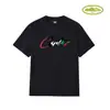 Marca Americana da Moda Corteiz Estampa de Navio de Cruzeiro Alcatraz Camiseta Casual Esportiva Solta de Manga Curta para Casal