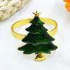Porta Servilletas Navideños de Árbol de Navidad de Venta Caliente Transfronteriza, Varios Tipos de Porta Servilletas de Árbol de Navidad, Anillos para Servilletas, Anillos de Tela, Venta al por Mayor de Fabricantes